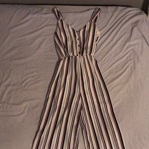 Striped jumpsuit